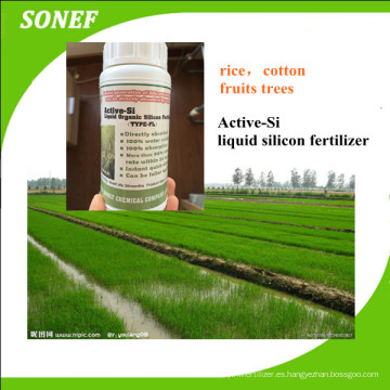 Aceite Orgánico Líquido Orgánico Si-Silicona Fertilizante para Algodón / Arroz / Trigo